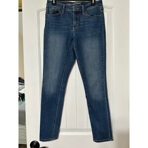 Universal Thread Mid Rise Skinny Jeans Women's 6/28S Blue Stretch Denim Ankle